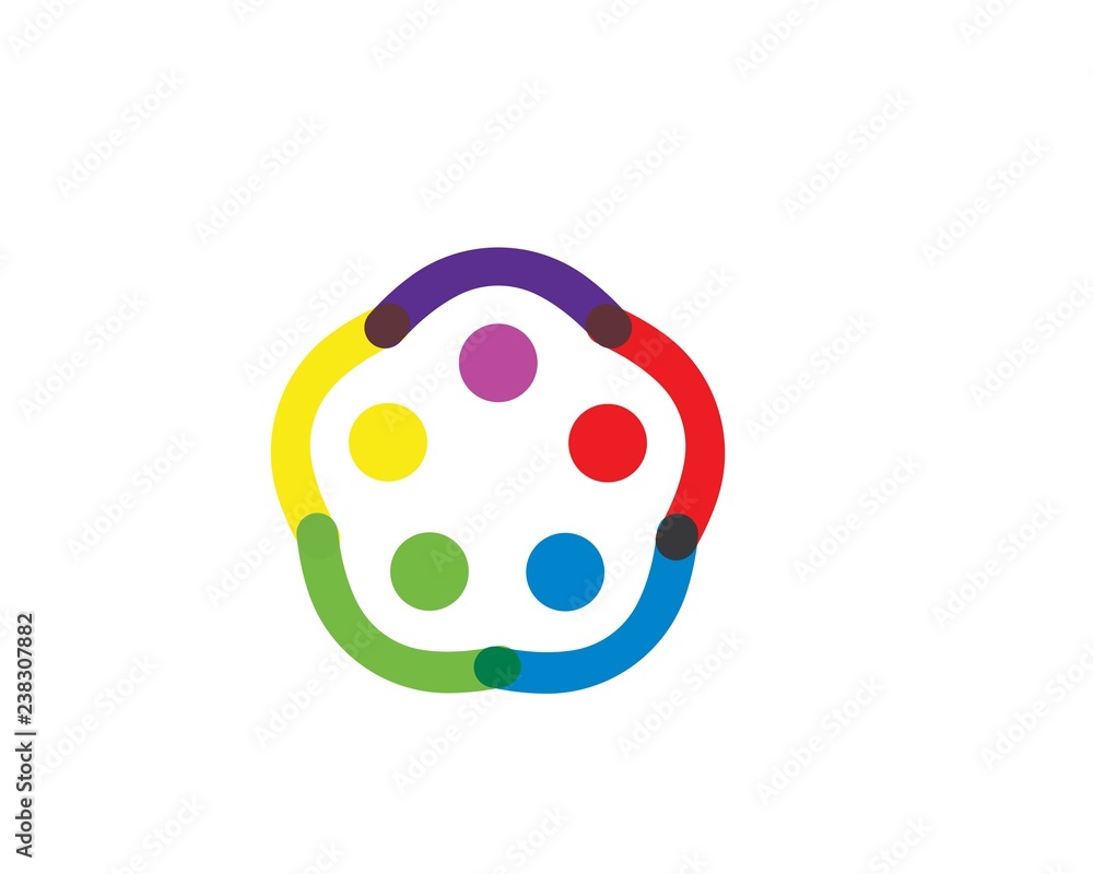 Adoption and community care Logo template Adoption and community care Logo template