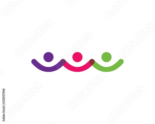 Adoption and community care Logo template