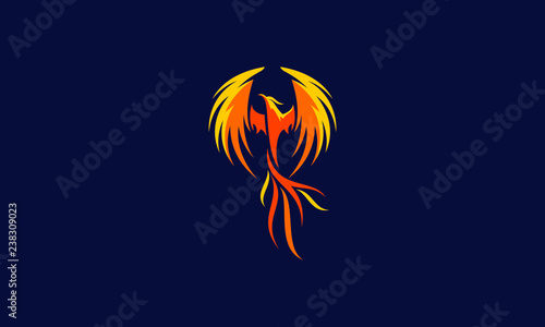 phoenix logo vector icon