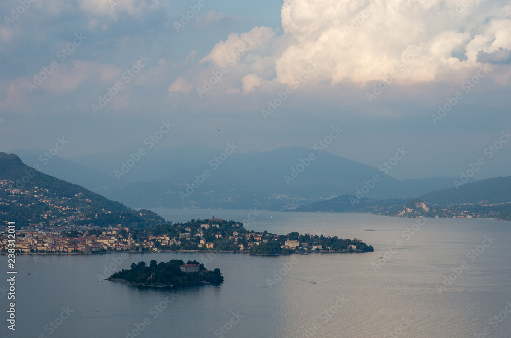 Isola Madre, one of the three principal Borromean Islands on Lake Maggiore. Italy