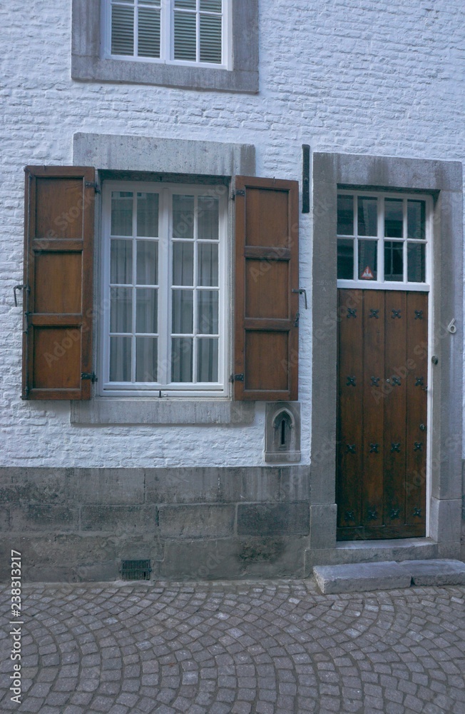 midieval doors and windows in Maastricht the Netherlands
