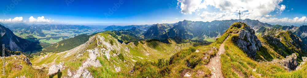 Panorama - Entschenkopf - Reichenbach - Allgaeu - Bavaria – Germany