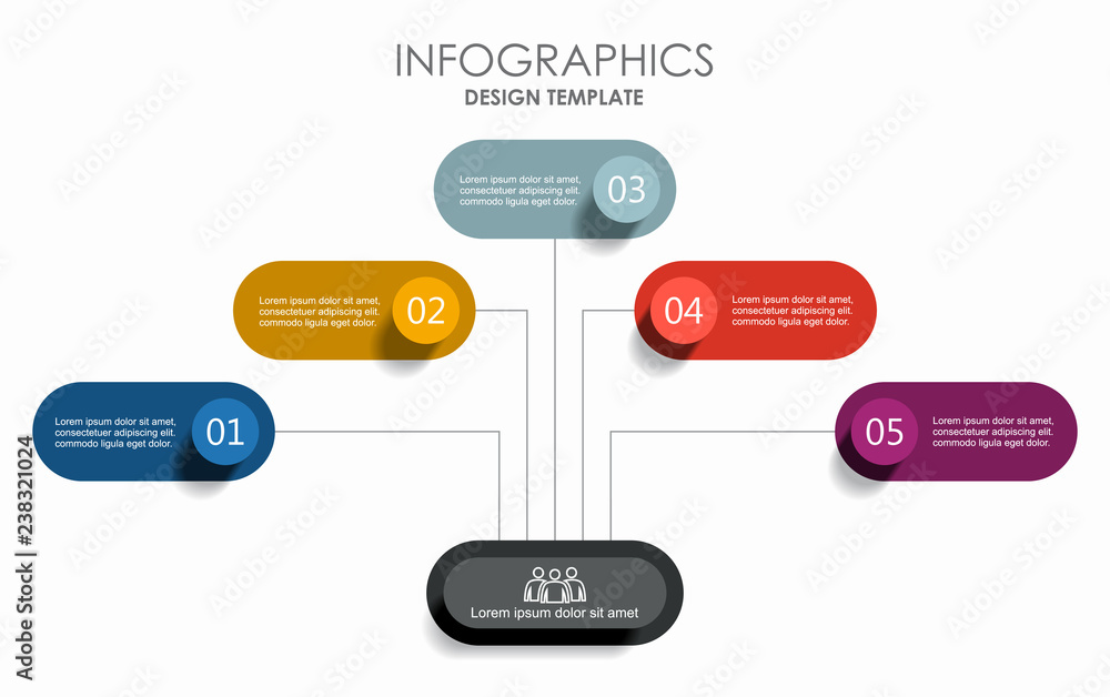 Infographic design template with place for your data. Vector illustration. Infographic design template with place for your data. Vector illustration.