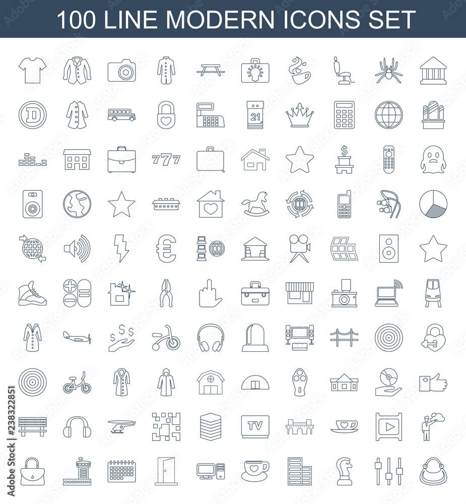 100 modern icons 100 modern icons