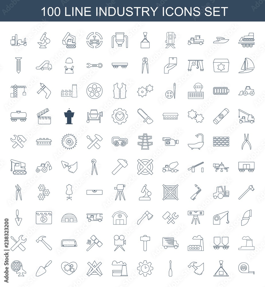 100 industry icons 100 industry icons