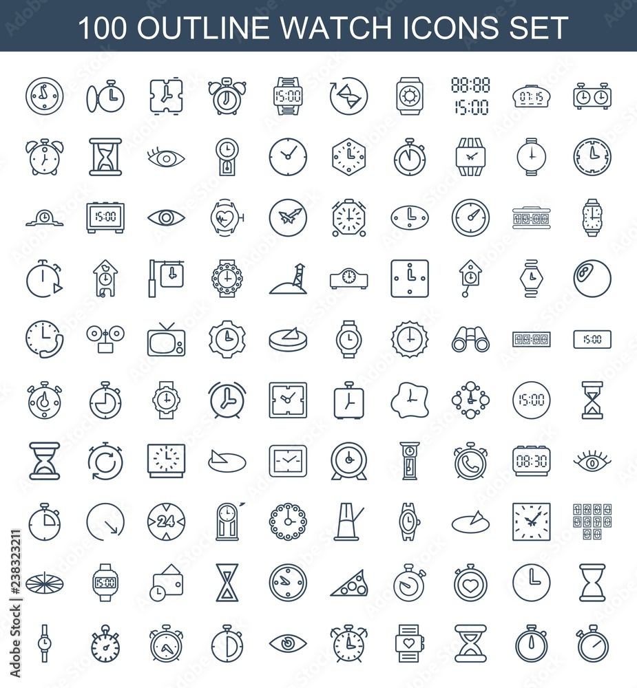 watch icons watch icons