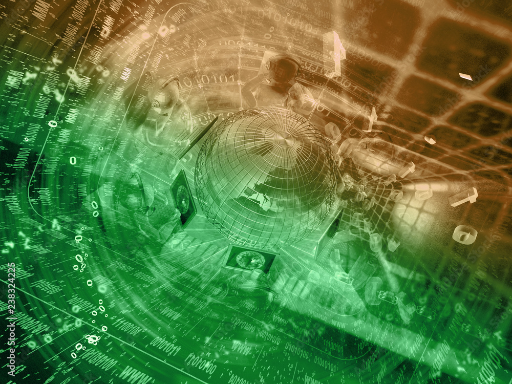 Obraz premium Digital background