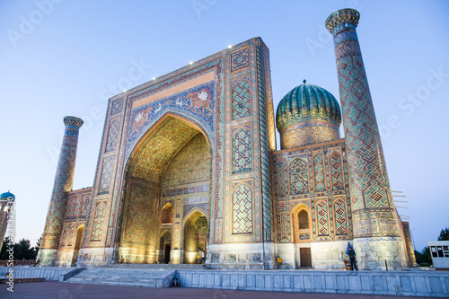 The Registan in Samarkand, Uzbekistan photo