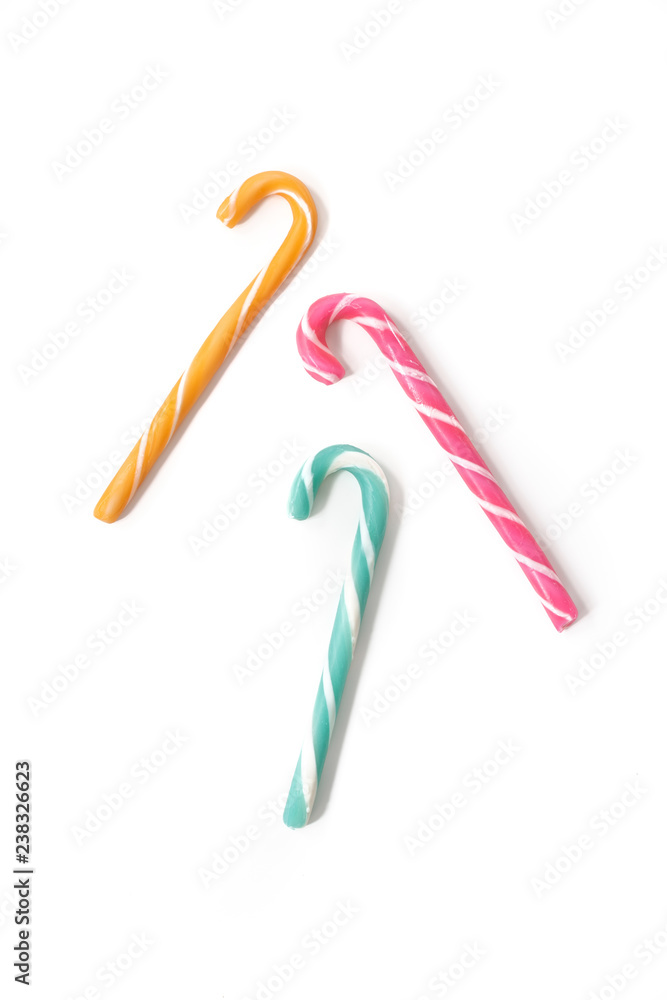 Obraz premium Pastel candy with clipping path