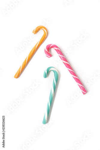 Pastel candy with clipping path