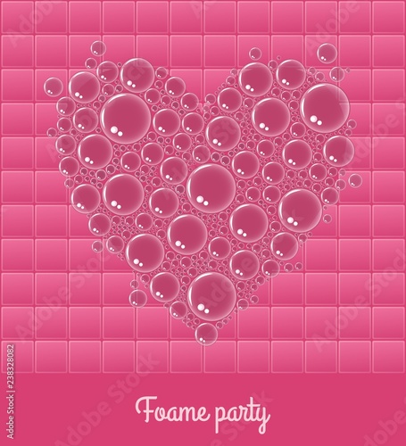 Light Foam Party Template