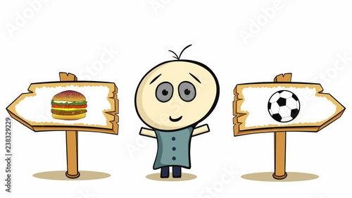 Choice cheeseburger and soccer