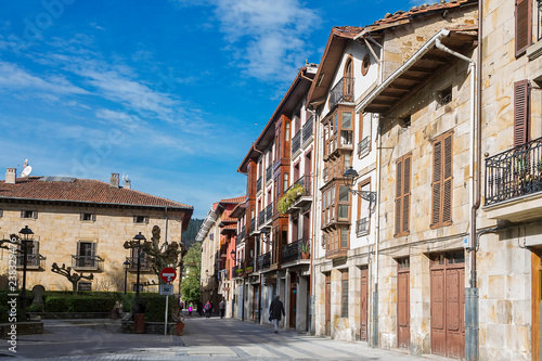 Elorrio town in Vizcaya, with renaissance architecture photo
