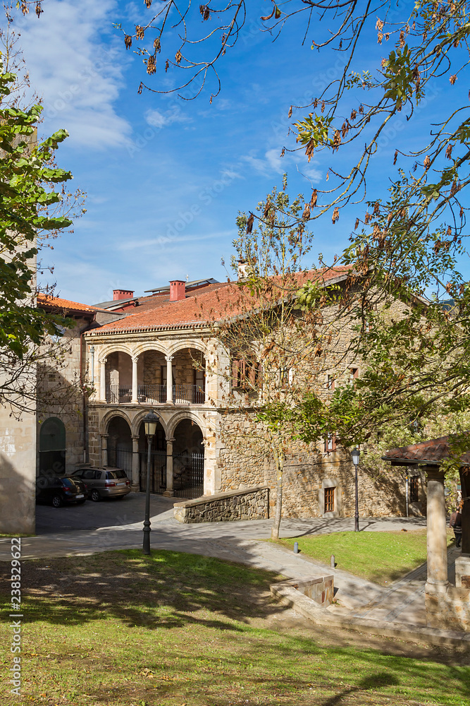 Obraz premium Elorrio town in Vizcaya, with renaissance architecture