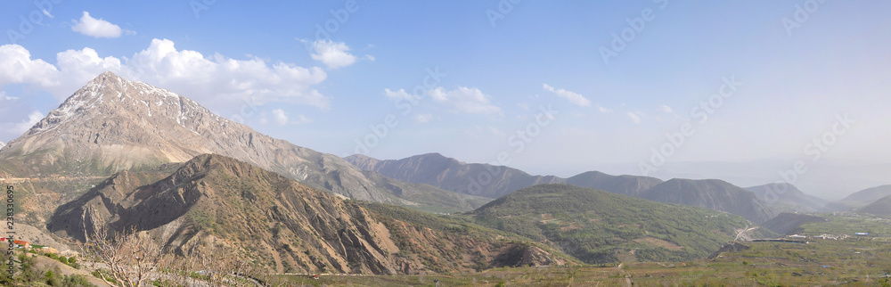 Dena Mountain Iran stock photo