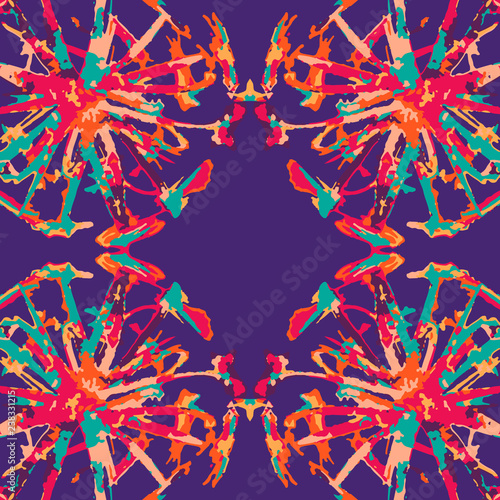 Abstract ethnic pattern in pastel shades. Sample design for card, invitation, cover, wallpaper, tile, packaging, background. Tribal ethnic ornament arabic style.