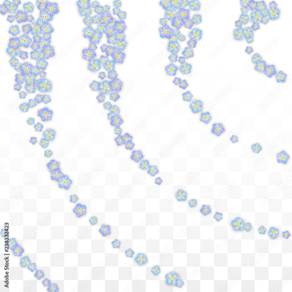 Blue Vector Realistic Blue Petals Falling on Transparent Background. Spring Romantic Flowers Illustration. Flying Petals. Sakura Spa Design. Blossom Confetti. Design Elements for Wedding Decoration. Blue Vector Realistic Blue Petals Falling on Transparent Background. Spring Romantic Flowers Illustration. Flying Petals. Sakura Spa Design. Blossom Confetti. Design Elements for Wedding Decoration.