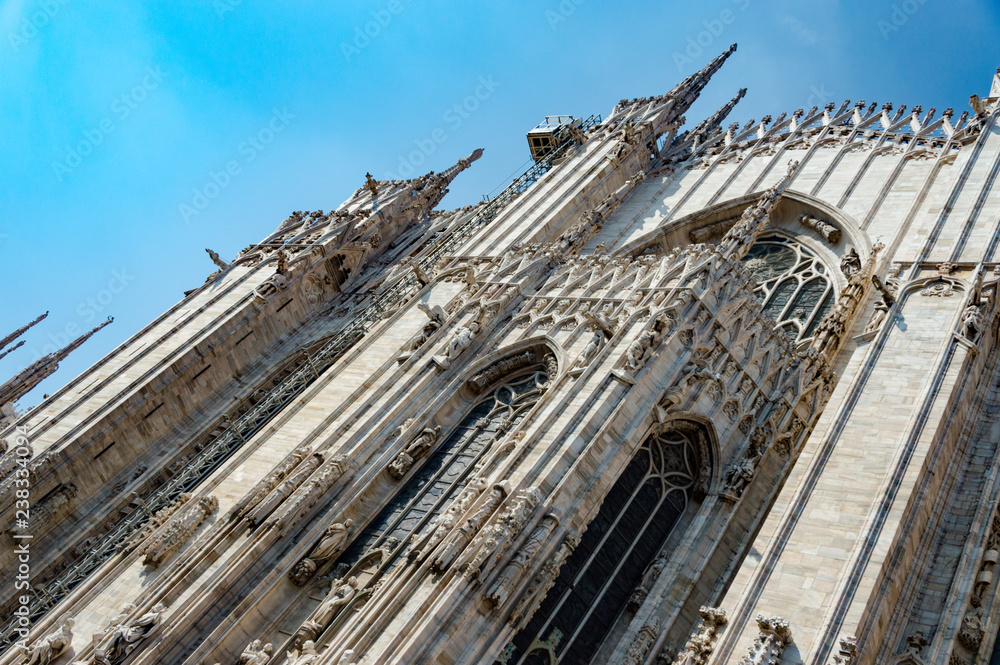 Duomo of Milan big city of north italy economic capital