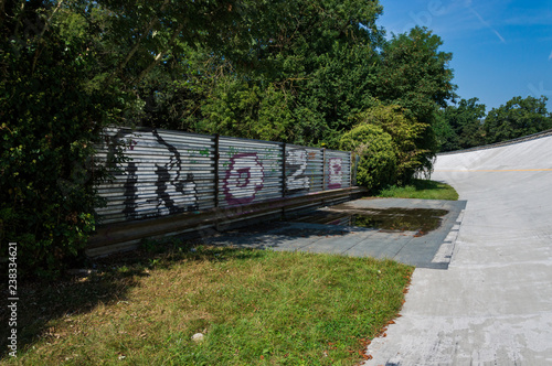 Monza racetrack old circuit Sopraelevata in September 2016 photo