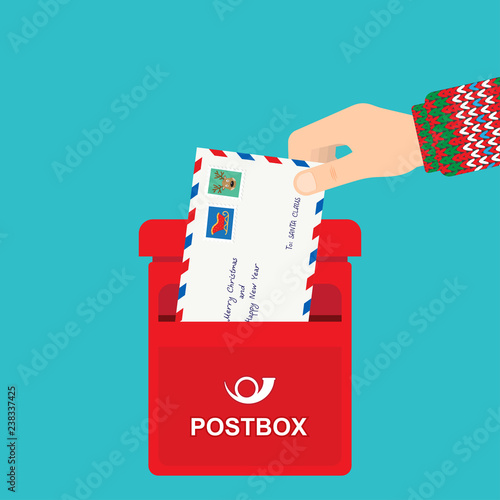 Letter for Santa Claus Merry Christmas and Happy New Year
