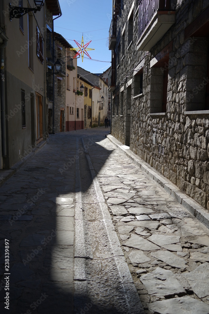 Huesca. Village of Benasque. Aragon, Spain