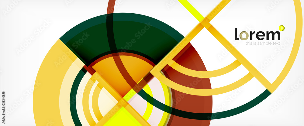 Obraz premium Modern geometric abstract background