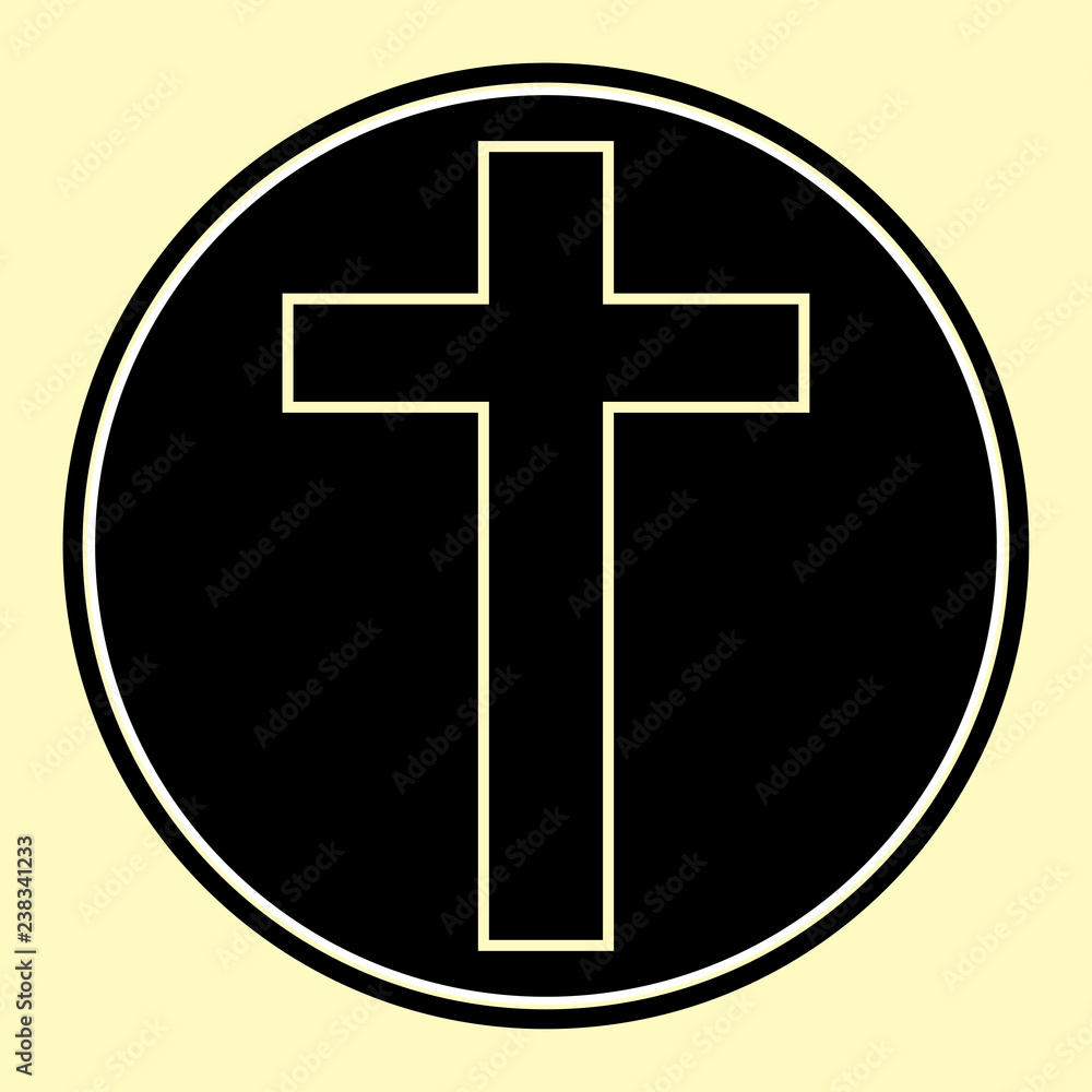 Vector cross icon Vector cross icon