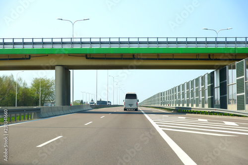 The expressway as a bypass of the city of Lublin in Poland.