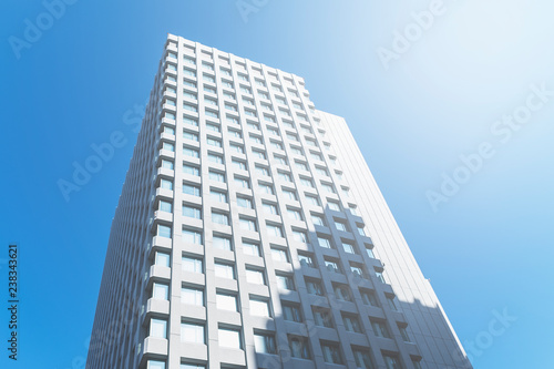 Office building with sky