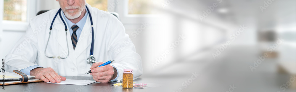 Doctor writing prescription Doctor writing prescription