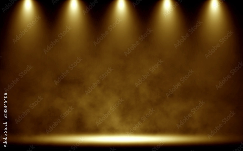Fototapeta premium Spotlight. Scene Illumination.