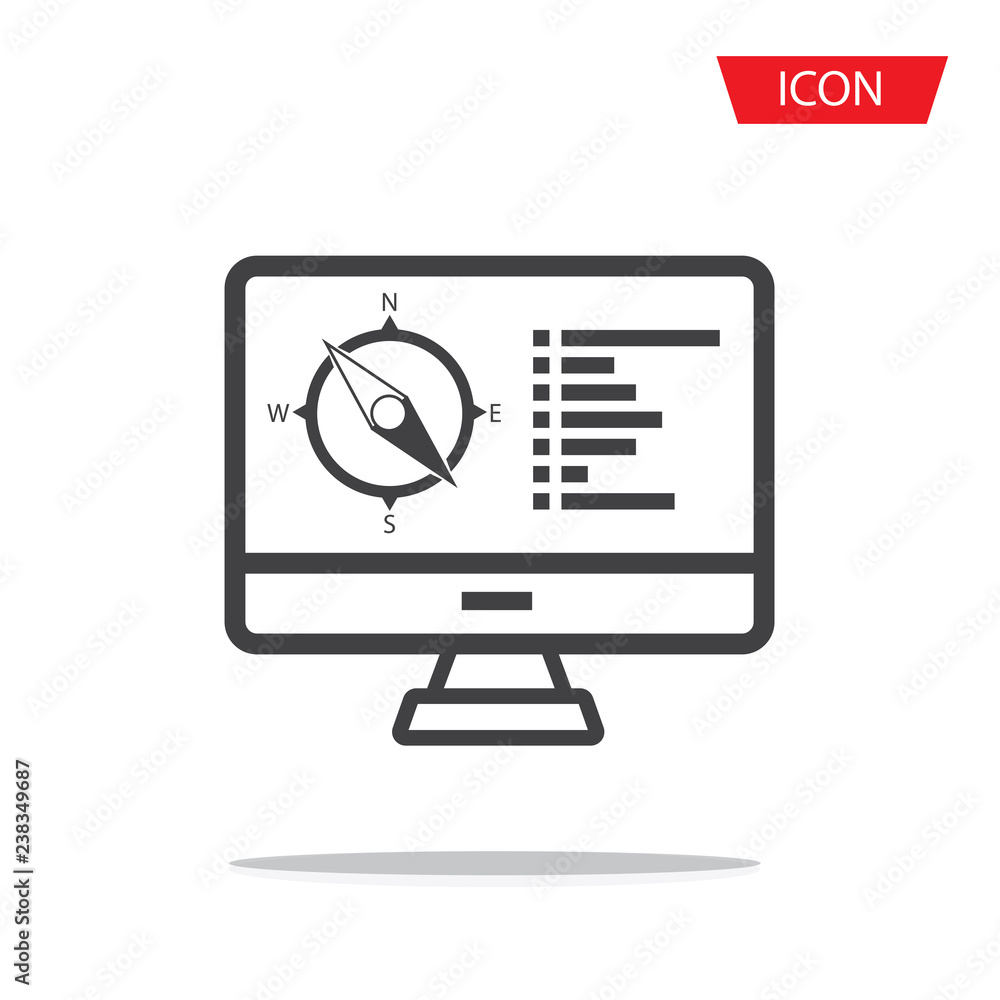 Cartography and topography icon set. Maps, location and navigation ...