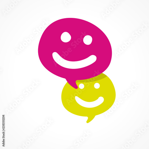 bulle dialogue- smiley