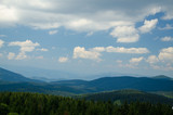 Picturesque landscape of the mountain Kopaonik, in Serbia, is summer