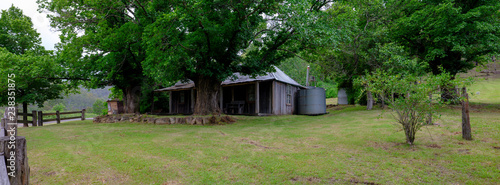 House on the Convict Trail or Great Northern Road between Bucketty and St Albans, NSW, Australia photo