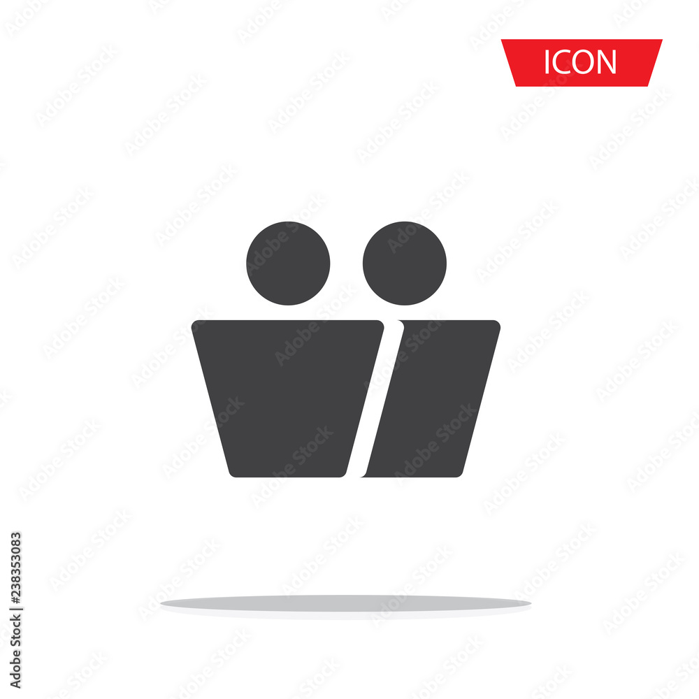 teamwork icon vector isolated on white background. teamwork icon vector isolated on white background.