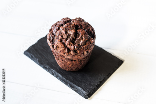 tasty chocolate muffin