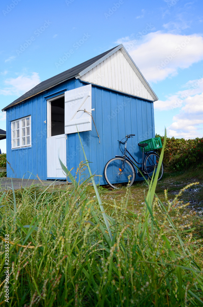 Blaues Sommerhäuschen Blaues Sommerhäuschen