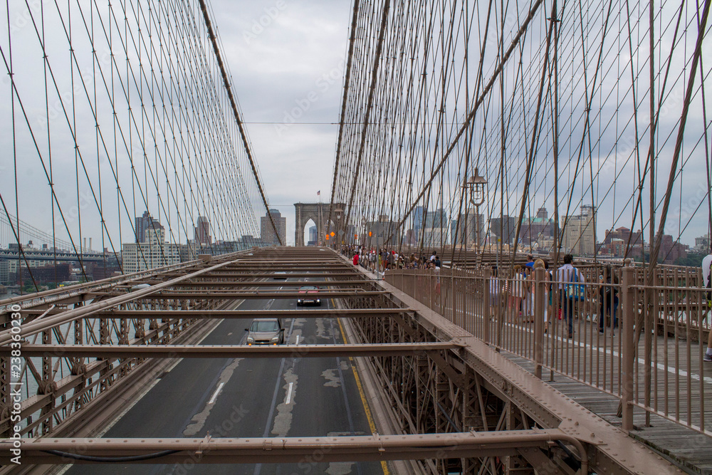 Obraz premium New York City - Brooklyn Bridge