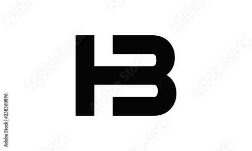HB letter logo vector