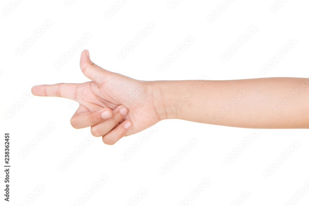 Boy caucasian hand gestures isolated over the white background. Boy caucasian hand gestures isolated over the white background.