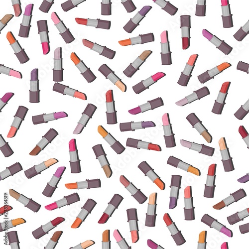 seamless pattern with lipsticks