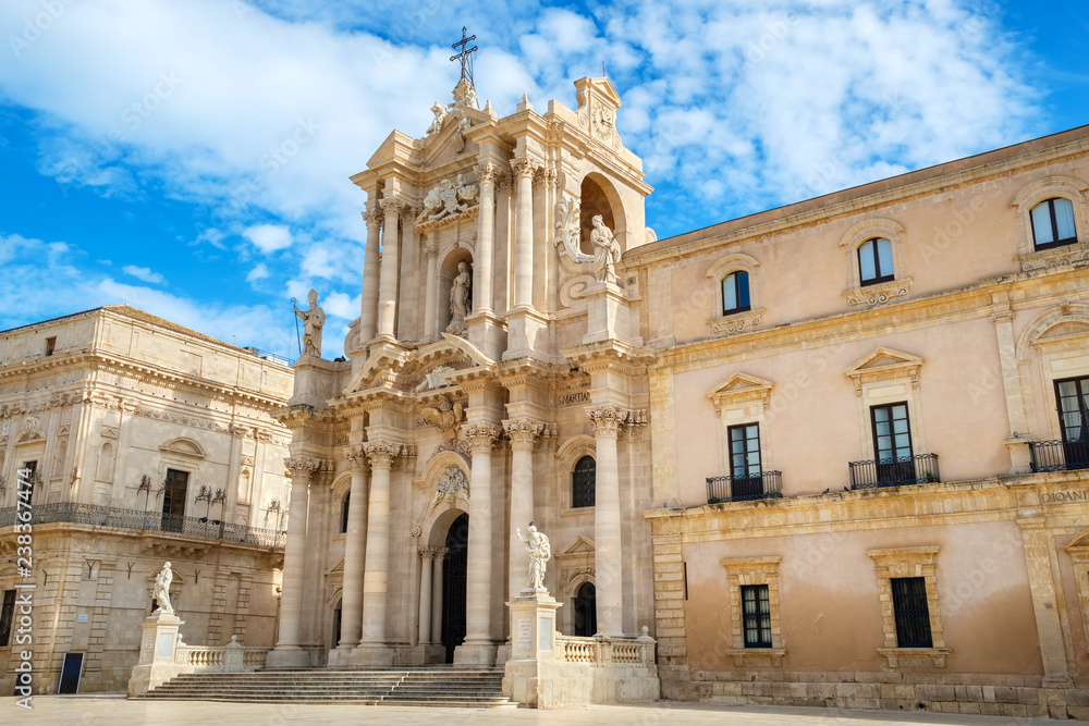 Cathedral of Syracuse. Sicily, Italy