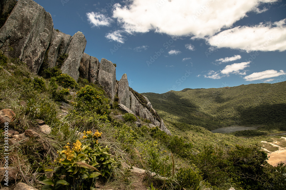 Naklejka premium Landscape Paradise Mountain