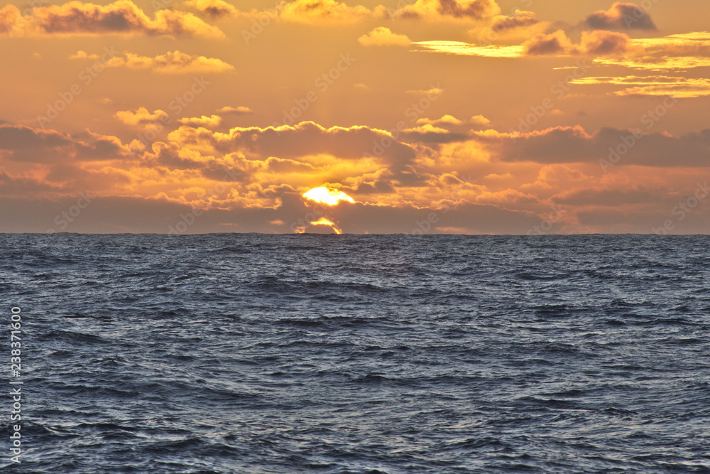 3165 Sunset during Atlantic Ocean crossing
