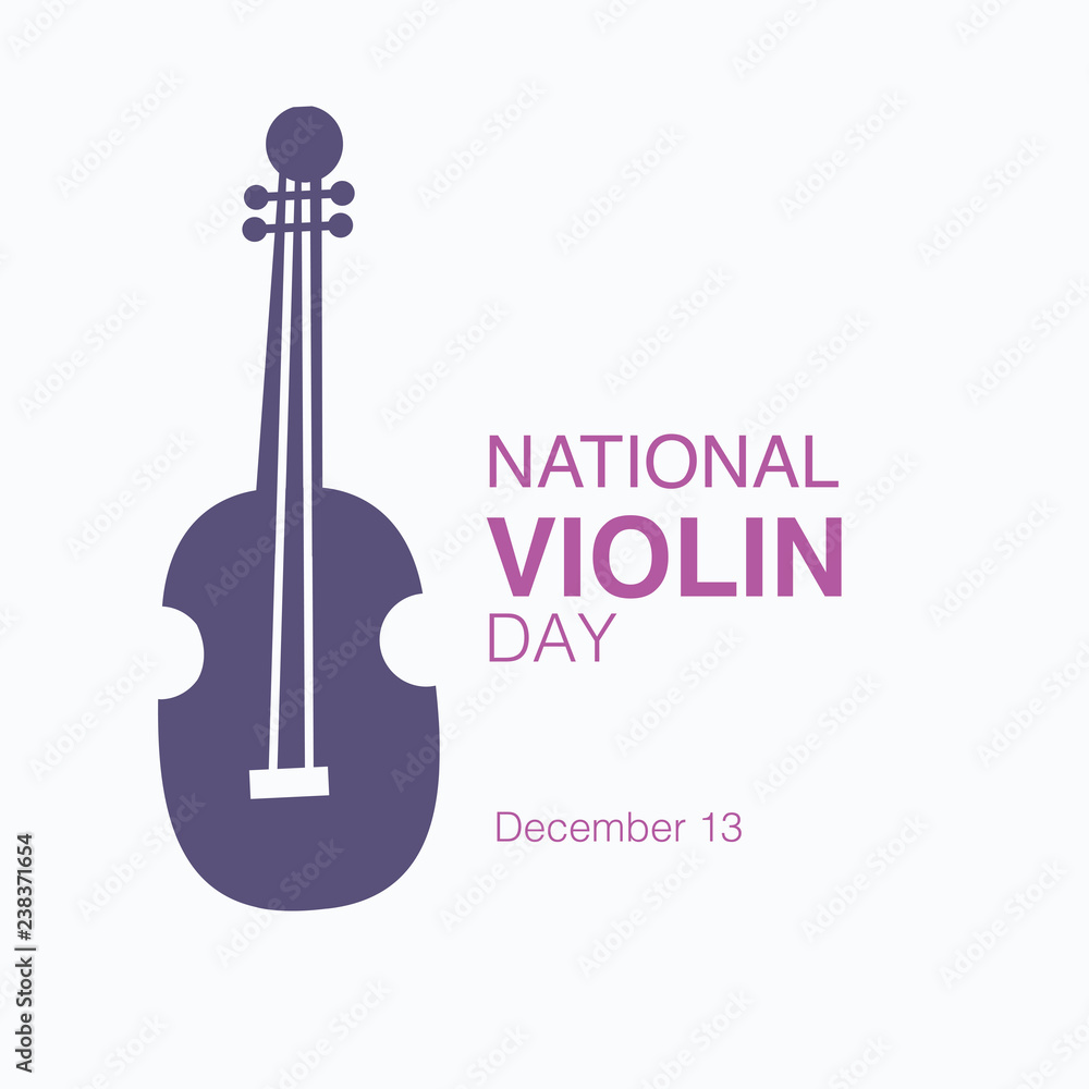 National violin day concept