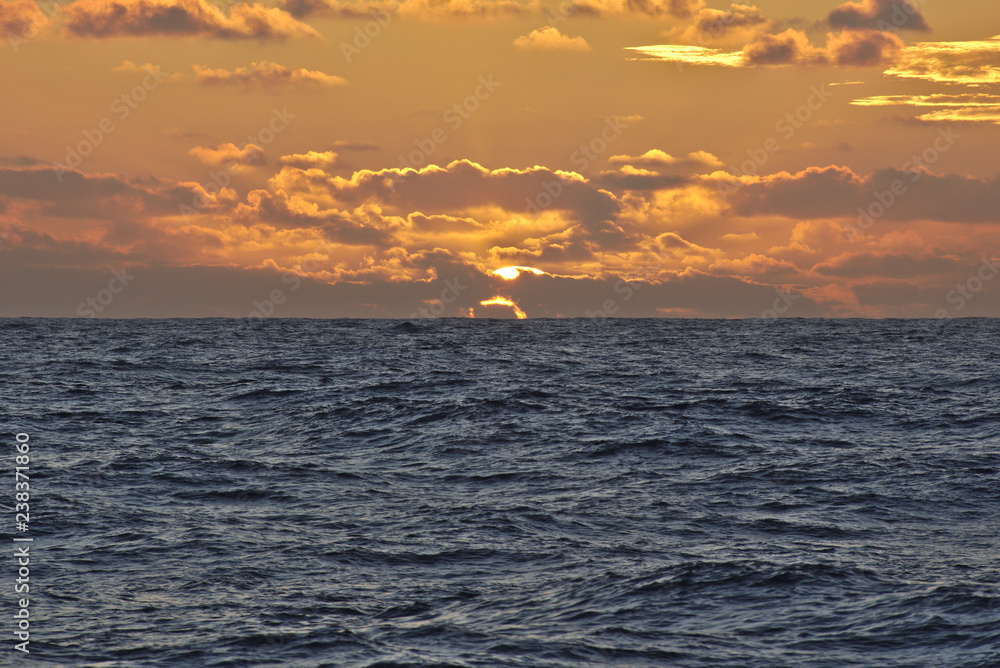 3168 Sunset during Atlantic Ocean crossing 3168 Sunset during Atlantic Ocean crossing
