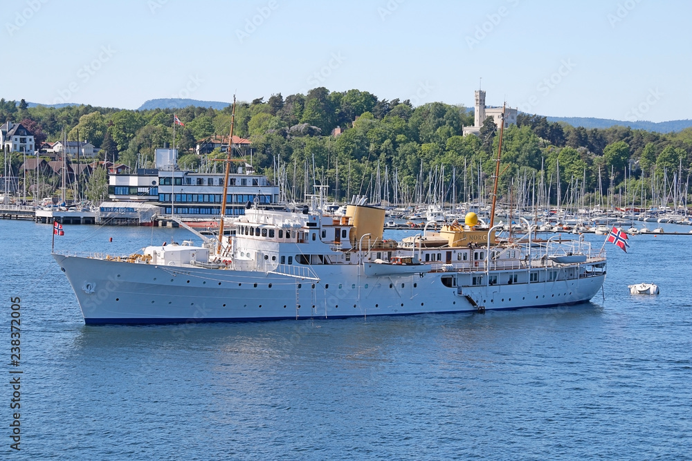 Königliche Yacht in Oslo