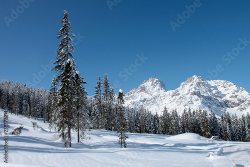 Zima w Alpach © Krystyna