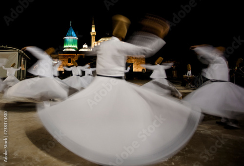 Semazen or Whirling Dervishes Mevlana, Konya, Turkey - 12 07 2018